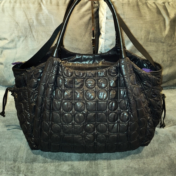 EUC Kate Spade Black Quilted Stevie Bag - Picture 8 of 12